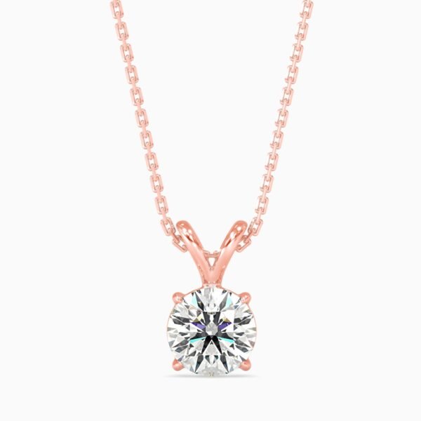Clio Diamond Solitaire Pendant